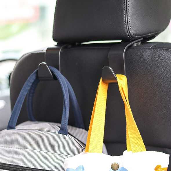 Amooca Car Seat Headrest Hook 4 Pack Hanger